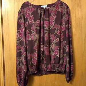 NWT Nine Britton Floral Top